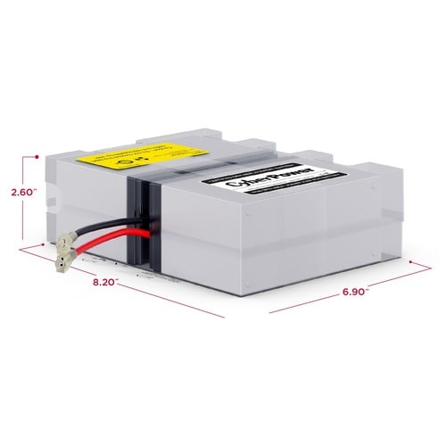 Cyber Power CyberPower Battery Kit - 9000 mAh - 12 V DC - Lead Acid - Leak Proof/Sealed