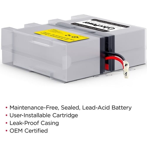 Cyber Power CyberPower Battery Kit - 9000 mAh - 12 V DC - Lead Acid - Leak Proof/Sealed