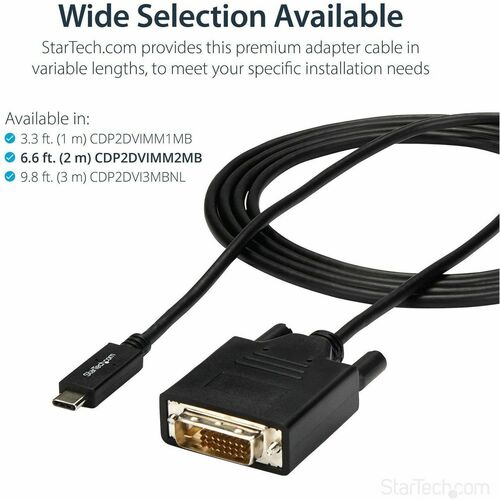 StarTech.com 6.6 ft / 2 m USB