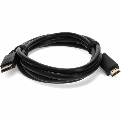 AddOn 6ft DisplayPort Male to HDMI Male Black Cable (Requires DP++)