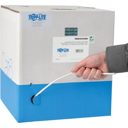 Câble PVC CMR multibrins Cat6 Gigabit Tripp Lite by Eaton, 24 AWG