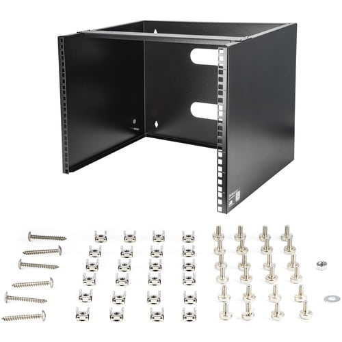 StarTech.com 8U Wall Mount Rack, 14in Deep, 19 inch Wall Mount Network