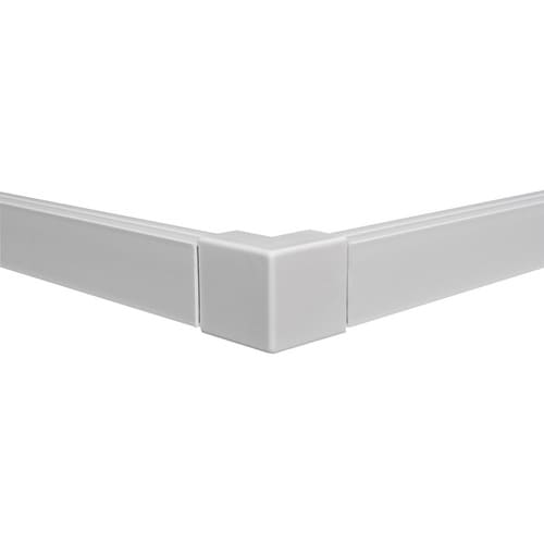 Connecteur d'angle extérieur Tripp Lite par Eaton Raceway, paquet de 20, blanc - Angle -
