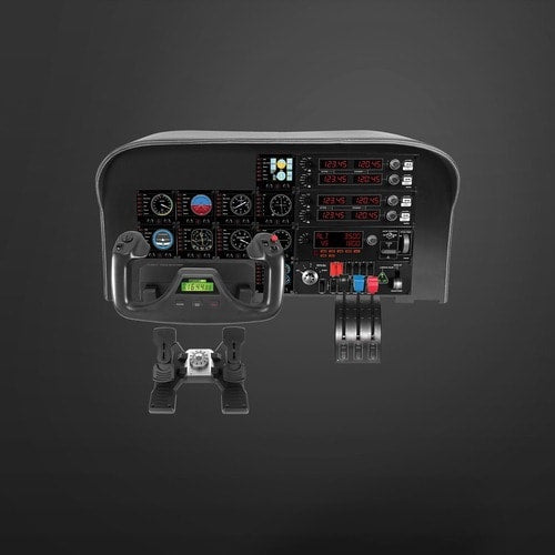 Saitek Flight Yoke System Professional Simulation Yoke and Throttle Qu