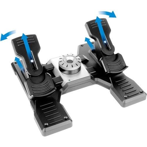 Saitek Flight Rudder Pedals Professional Simulation Rudder Pedals with