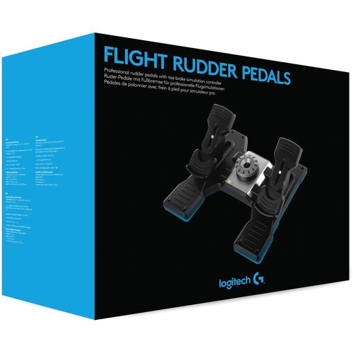 Saitek Flight Rudder Pedals Professional Simulation Rudder Pedals with