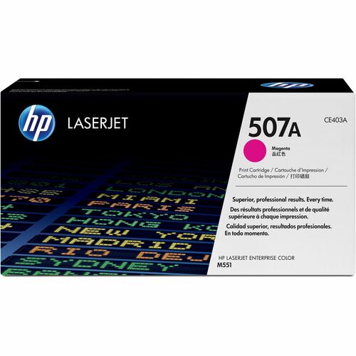Cartucho de tóner magenta 507A para HP LaserJet Enterprise 500