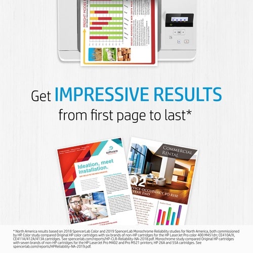 Cartucho de tóner magenta 507A para HP LaserJet Enterprise 500