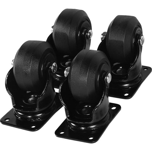 CyberPower Heavy-Duty Caster Kit - Silver, Black - 340 kg Static/Stati