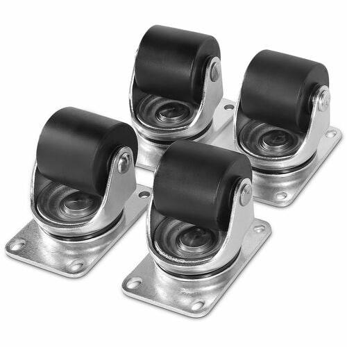 CyberPower Carbon Rack Caster Kit - Silver, Black - 250 kg Static/Stat