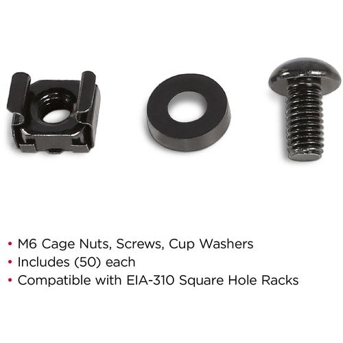 Cyber Power CyberPower Carbon Rack Hardware Kit - Black