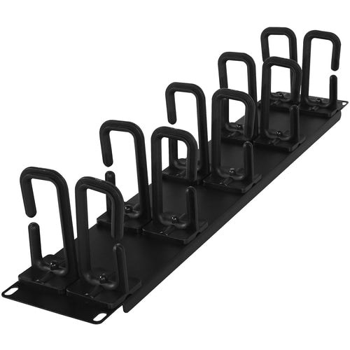 CyberPower 2U Flexible Ring Cable Manager - Rack Cable Management Pane