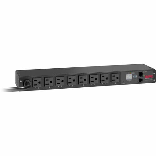 Unité de distribution d'alimentation en rack APC by Schneider Electric, commutée, 1U, 15 A, 100/120 V, (8) 5-