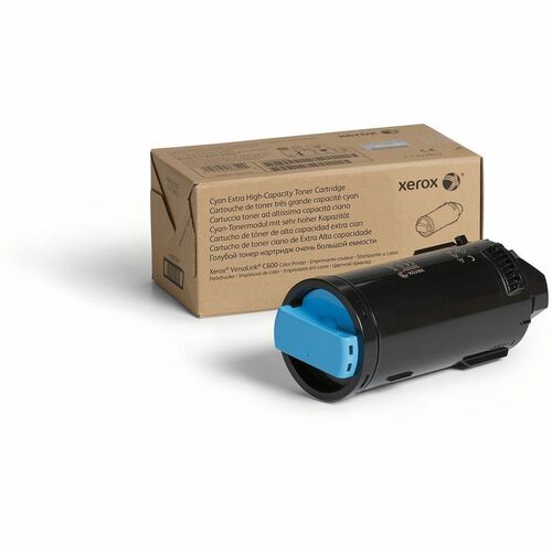 Cartouche de toner laser Xerox d'origine à très haut rendement - Cyan
