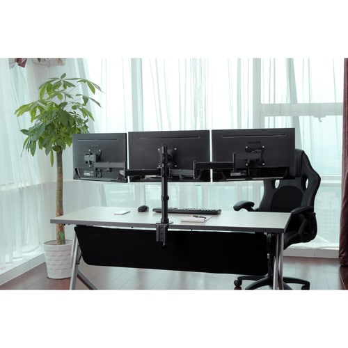 Support de bureau triple pivotant V7