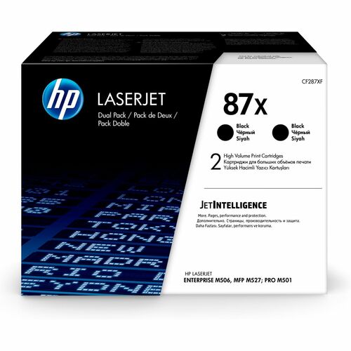 2PK 87X CARTUCHOS DE TÓNER ORIGINALES LASERJET NEGROS