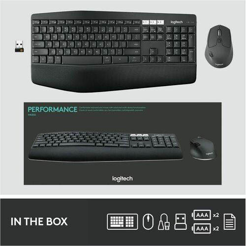 Ensemble clavier et souris sans fil Logitech® MK850 Performance - USB Wi