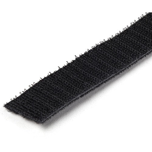 StarTech.com Hook-and-Loop Cable Management Tie - 100 ft. Bulk Roll - Black - Cu