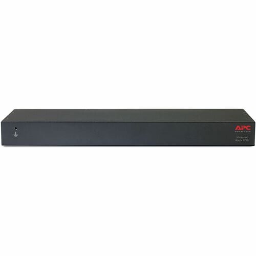 Unité de distribution d'alimentation en rack APC by Schneider Electric, avec compteur, 1U, 20 A, 120 V, (8) 5-20 -
