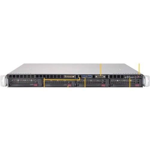 Supermicro SuperServer 5019P-MT Server Barebone System - 1U Rack-mount
