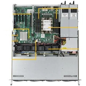 Supermicro SuperServer 5019P-MTR Server Barebone System - 1U Rack-moun