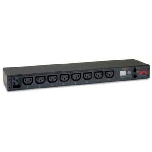 PDU de rack APC by Schneider Electric, con medidor, 1U, 16 A, 208/230 V, (8) C1