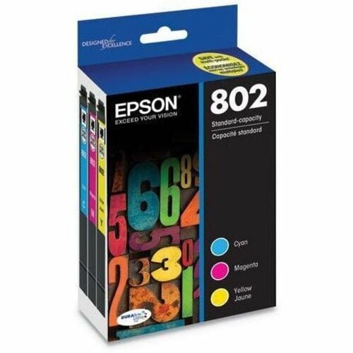 T802 DURABRITE ULTRA COLOR CMY MULTIPK INK STD CAP W/SENSORMATIC