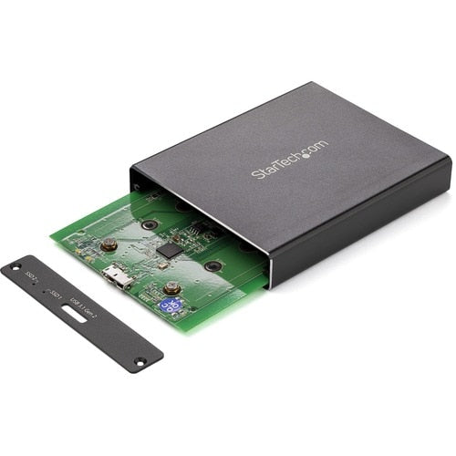 BOÎTIER DOUBLE DISQUE M.2 SATA RAID USB 3.1 GEN 2 USB C / USB A