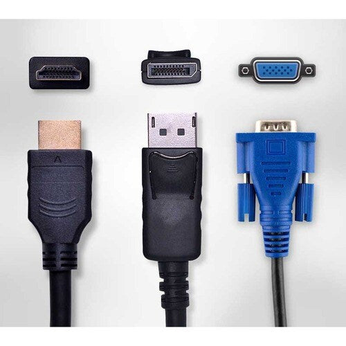 Pantalla LCD de 24 pulgadas, 1920 x 1080, 3000 lúmenes, 1 HDMI, VGA, DP, USB, 22 ms, altavoz, paquete de 2