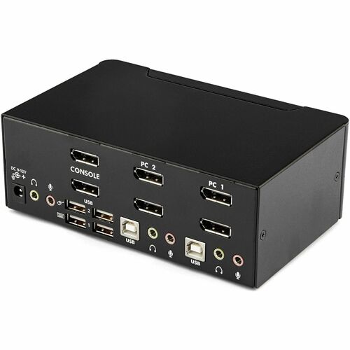 COMMUTATEUR KVM DOUBLE ÉCRAN 4K POUR ORDINATEURS ET MONITEURS DISPLAYPORT