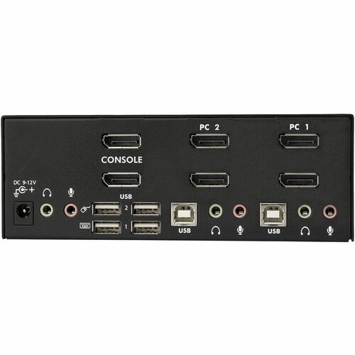 COMMUTATEUR KVM DOUBLE ÉCRAN 4K POUR ORDINATEURS ET MONITEURS DISPLAYPORT