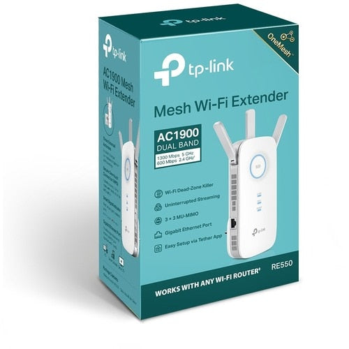 EXTENSOR DE MALLA WIFI DE 4 FLUJOS AX1600 DE 6 PUERTAS