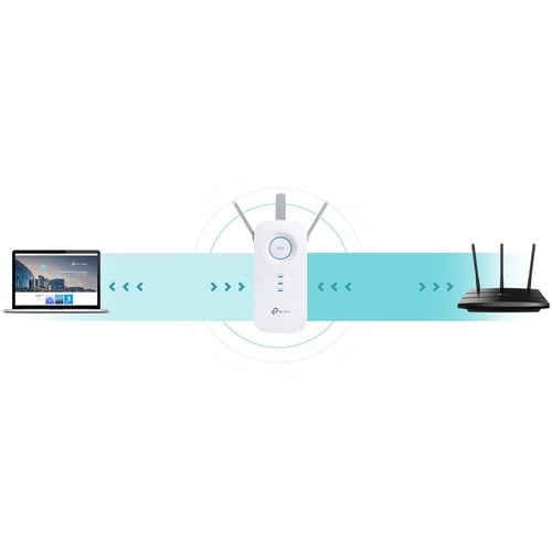 EXTENSOR DE MALLA WIFI DE 4 FLUJOS AX1600 DE 6 PUERTAS