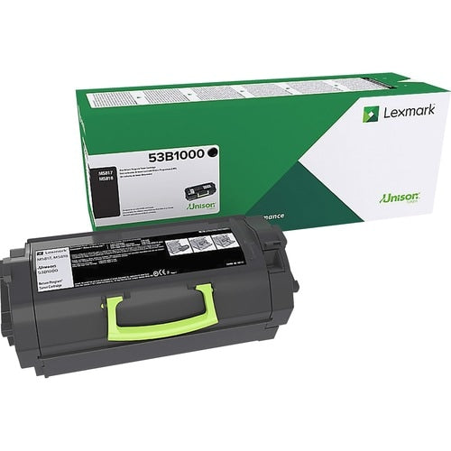 Lexmark Unison Original Laser Toner Cartridge - Black - 1 Ea