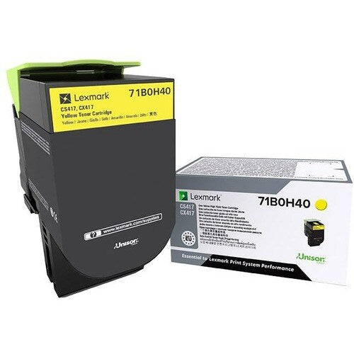 Lexmark Unison Original High Yield Laser Toner Cartridge - Y