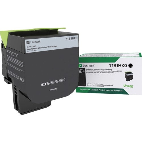 CARTOUCHE DE TONER NOIR À HAUTE CAPACITÉ CS/X417/517, PROGRAMME DE RETOUR