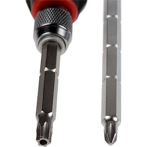 AXIS 4-in-1 Security Screwdriver Kit - Stainless Steel, Chrome Vanadium - Non-sl