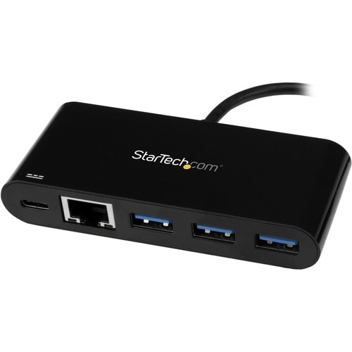 ADAPTADOR USB-C A ETHERNET CON CONCENTRADOR USB 3.0 DE 3 PUERTOS Y SUMINISTRO DE ENERGÍA