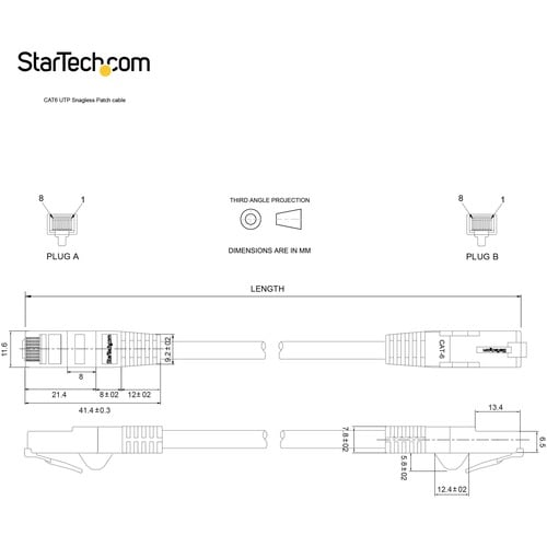 Cable Ethernet CAT6 de 1,2 m de StarTech.com