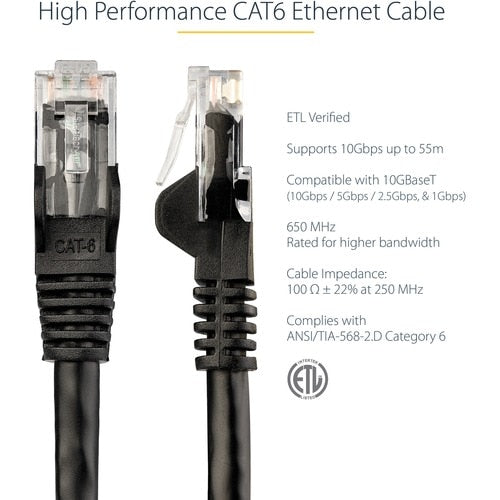 Cable Ethernet CAT6 de 1,2 m de StarTech.com
