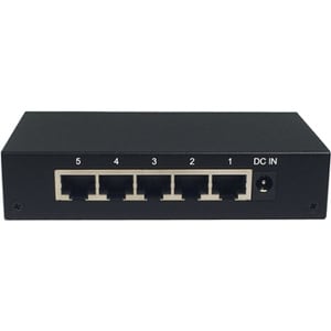 COMMUTATEUR 5 PORTS GIGABIT ETHERNET MÉTAL