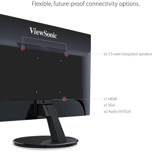 Moniteur LED Full HD ViewSonic Value VA2459-smh 24 pouces - 16:9