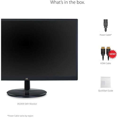 Moniteur LED Full HD ViewSonic Value VA2459-smh 24 pouces - 16:9