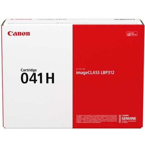 Canon 041 Original High Yield Laser Toner Cartridge - Black