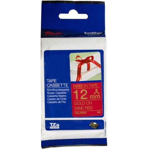 Ruban d'étiquettes Brother TZe - 15/32" (12 mm) x 13 1/8 pi (4 m) -