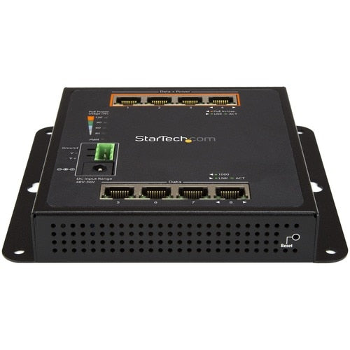 Switch de 8 puertos 4x PoE + GBE Switch gestionado L2 Montaje en pared