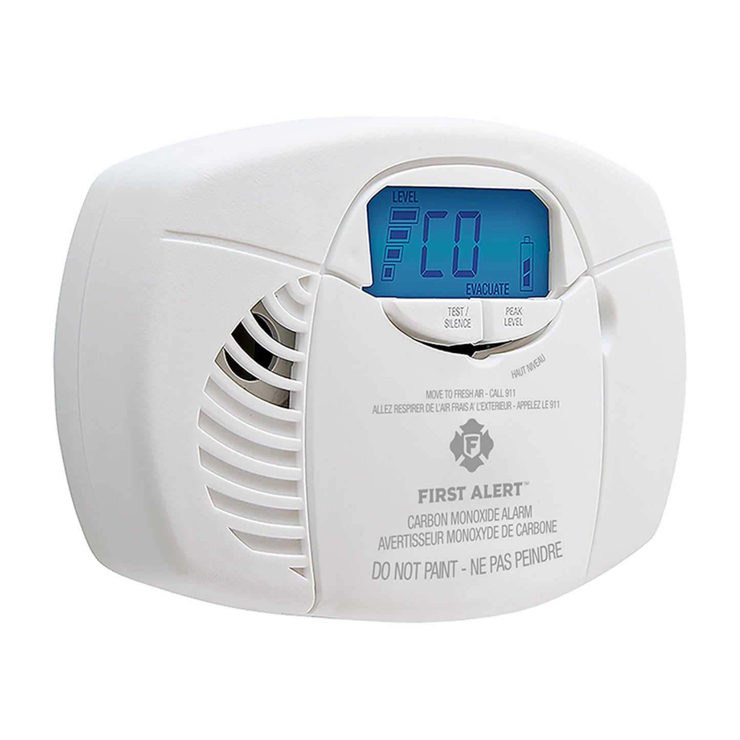 First Alert CO4106A Battery Powered Carbon Monoxide CO Alarm Digital Display (1039724)