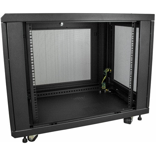 StarTech.com 4-Post 12U Server Rack Cabinet, 19" Data Rack Cabinet for