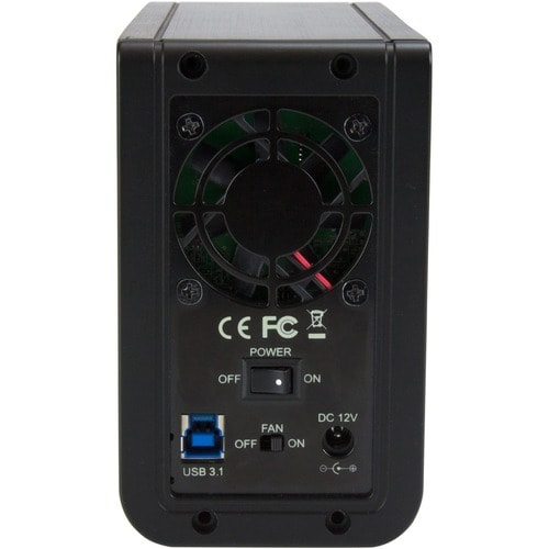 Carcasa para disco duro USB 3.1 doble de 3,5 pulgadas RAID SATA 6 GBPS USB-C USB-A