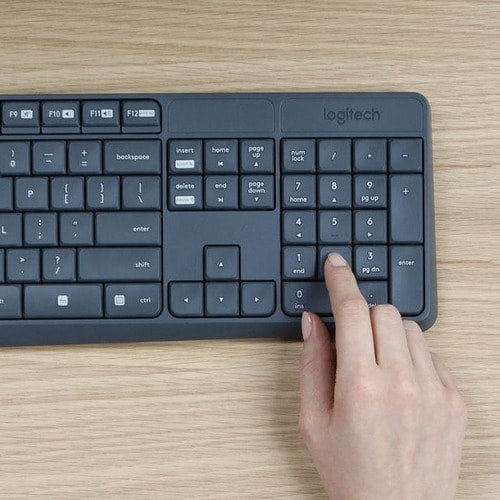 Ensemble clavier et souris sans fil Logitech MK235 pour Windows, 2,4 GHz